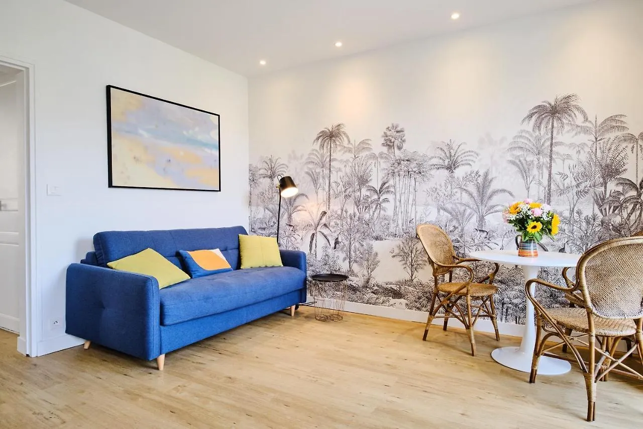 Apartament Cozy Apt near Côte des Basques w Parking! Biarritz